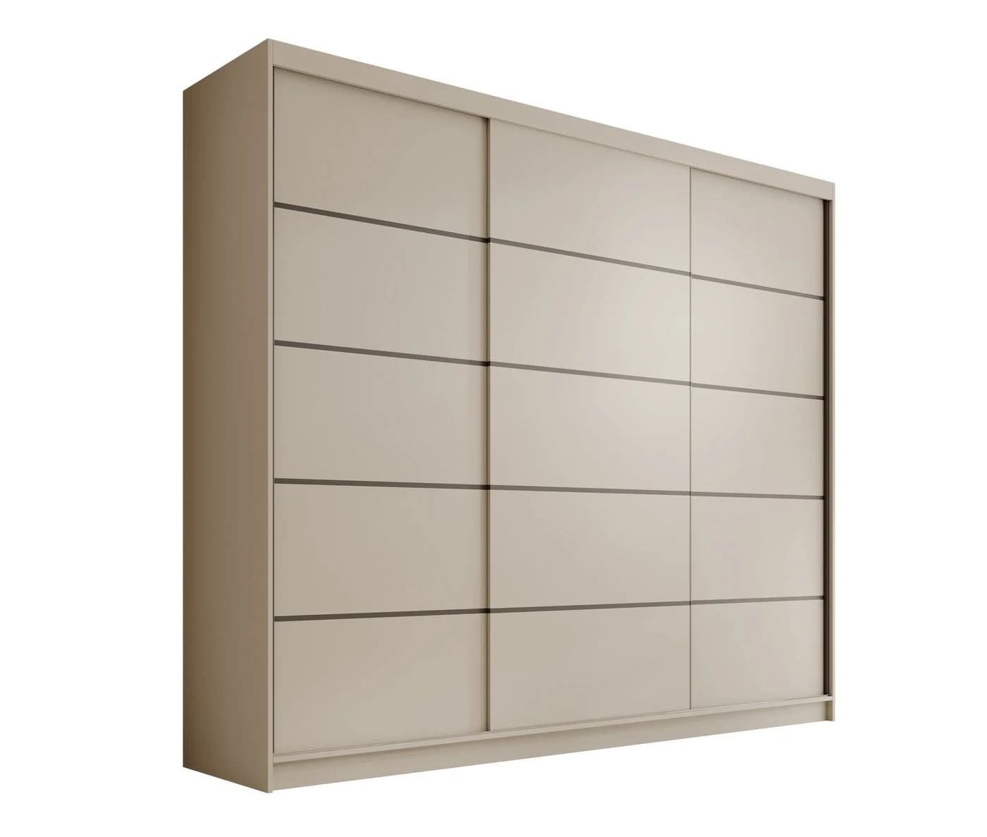 MOEBLO Schiebetürenschrank Velora 250 Modern Weiß/Schwarz - Bild 2