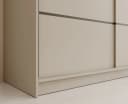 MOEBLO Schiebetürenschrank Velora 250 Modern Weiß/Schwarz Bild 3