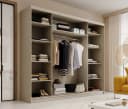 MOEBLO Schiebetürenschrank Velora 250 Modern Weiß/Schwarz Bild 4