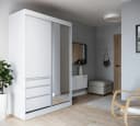 MOEBLO Schiebetürenschrank Havero Modern mit Spiegel Bild 1