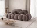 MOEBLO Schlafsofa Elvento 3-Sitzer mit Schlaffunktion & Bettkasten Beige Bild 1