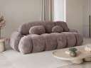 MOEBLO Schlafsofa Elvento 3-Sitzer mit Schlaffunktion & Bettkasten Beige Bild 2