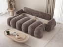 MOEBLO Schlafsofa Elvento 3-Sitzer mit Schlaffunktion & Bettkasten Beige Bild 3