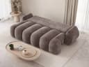 MOEBLO Schlafsofa Elvento 3-Sitzer mit Schlaffunktion & Bettkasten Beige Bild 4