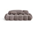 MOEBLO Schlafsofa Elvento 3-Sitzer mit Schlaffunktion & Bettkasten Beige Bild 5