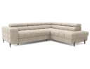 MOEBLO Ecksofa Ferrucio Beige mit Schlaffunktion & Bettkasten Bild 1