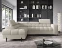 MOEBLO Ecksofa Ferrucio Beige mit Schlaffunktion und Bettkasten Bild 3