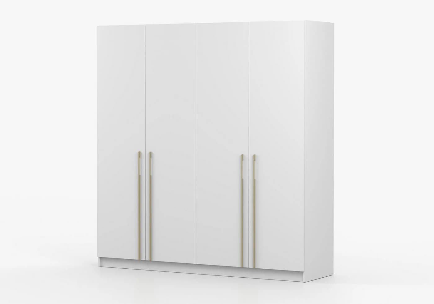 MOEBLO Drehtürenschrank Glamy 4D 4-türig mit viel Stauraum - Bild 3