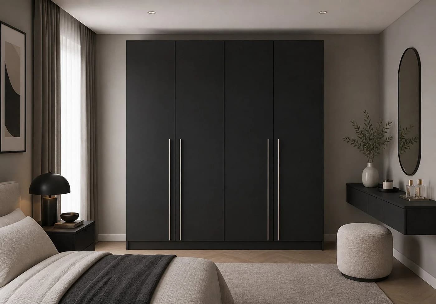 MOEBLO Drehtürenschrank Glamy 4D 4-türig 200x210x57 cm - Bild 2