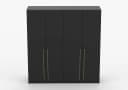 MOEBLO Drehtürenschrank Glamy 4D 4-türig 200x210x57 cm Bild 4