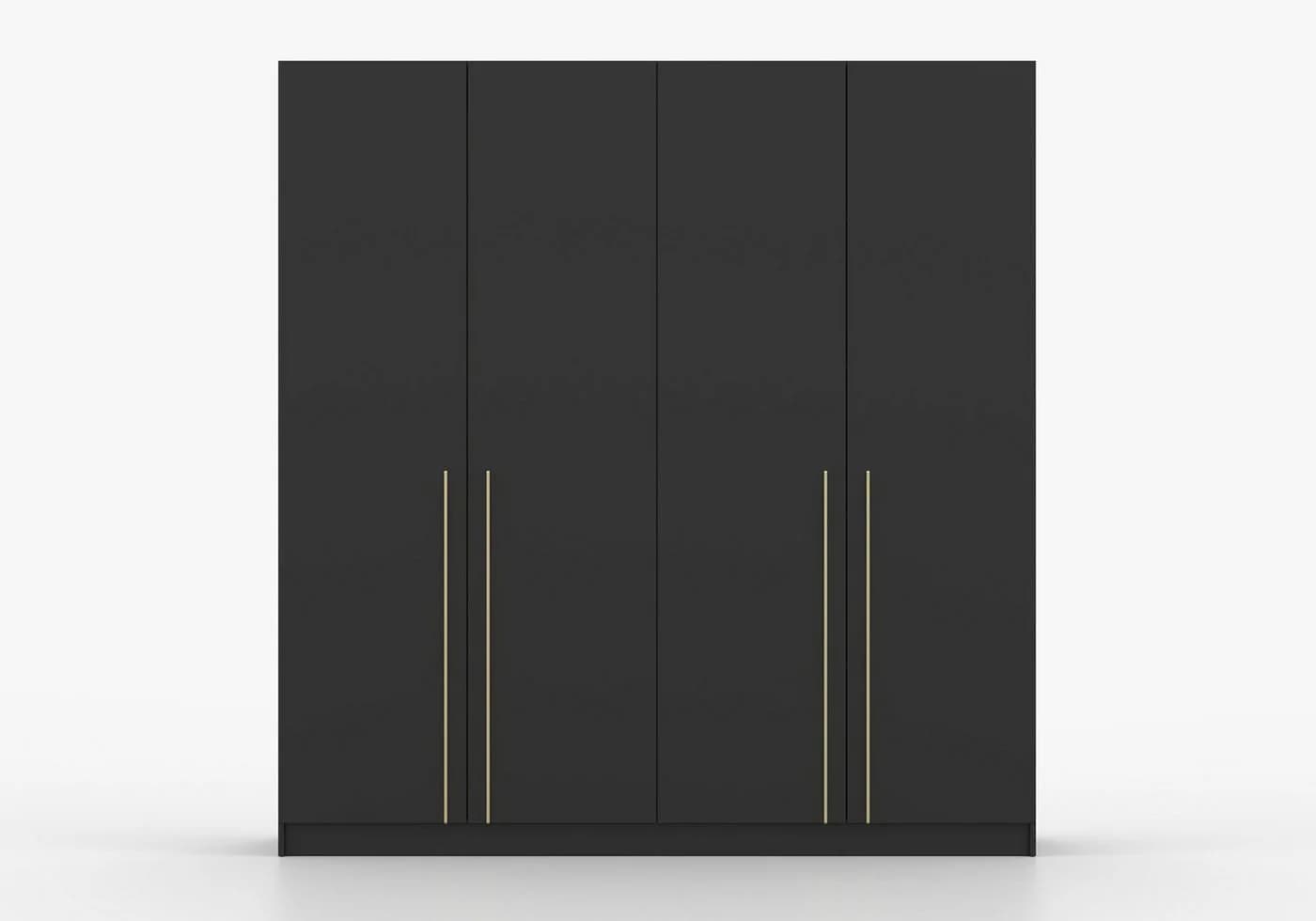 MOEBLO Drehtürenschrank Glamy 4D 4-türig 200x210x57 cm - Bild 5