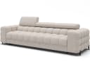 MOEBLO Sofa Telli 3-Sitzer mit Schlaffunktion Braun Bild 3