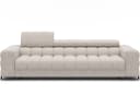 MOEBLO Sofa Telli 3-Sitzer mit Schlaffunktion Braun Bild 4