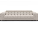 MOEBLO Sofa Telli 3-Sitzer mit Schlaffunktion Braun Bild 5