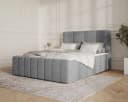 MOEBLO Boxbett 01 BIS mit Topper & Stauraum Graphit Bild 1
