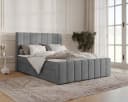 MOEBLO Boxbett 01 BIS mit Topper & Stauraum Graphit Bild 2