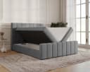 MOEBLO Boxbett 01 BIS mit Topper & Stauraum Graphit Bild 3