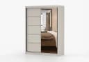 MOEBLO Kleiderschrank LARA 05 Kaschmir mit Spiegel Bild 4