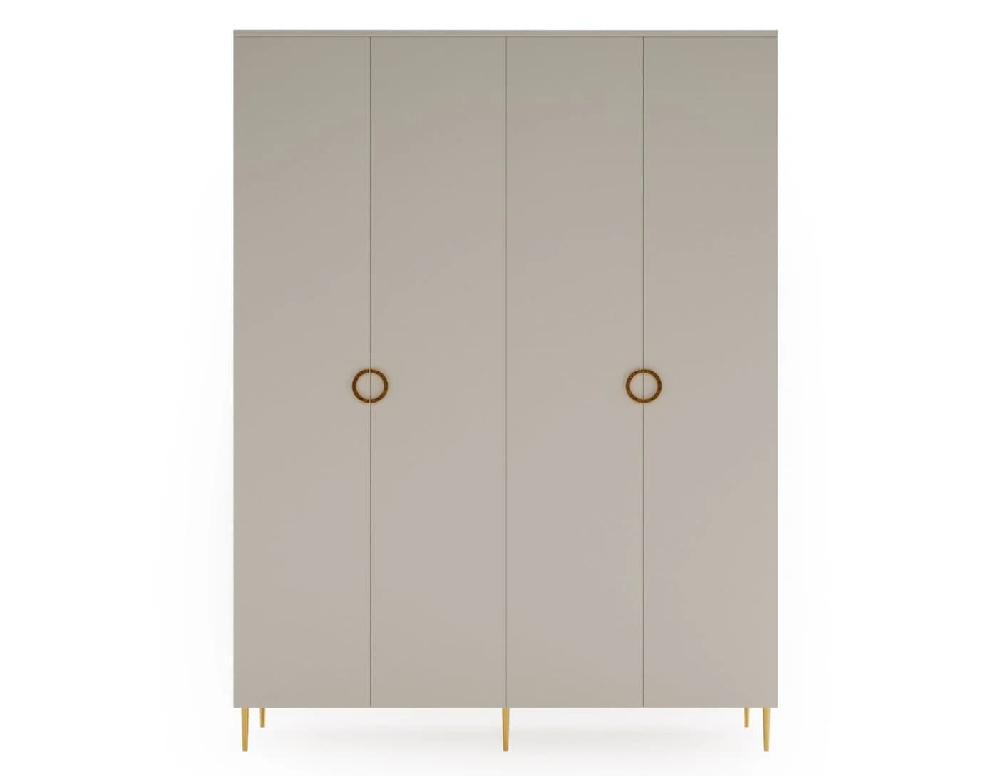 MOEBLO Drehtürenschrank VALERIA B04 Kaschmir Glamour Kleiderschrank - Bild 2