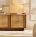 MOEBLO TV-Schrank 195 LILIE Eiche Caramel Modernes Lowboard Bild 4