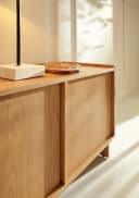 MOEBLO TV-Schrank 195 LILIE Eiche Caramel Modernes Lowboard Bild 5