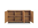 MOEBLO Kommode LILIE K147 Eiche Caramel 3-türig Japandi Bild 5