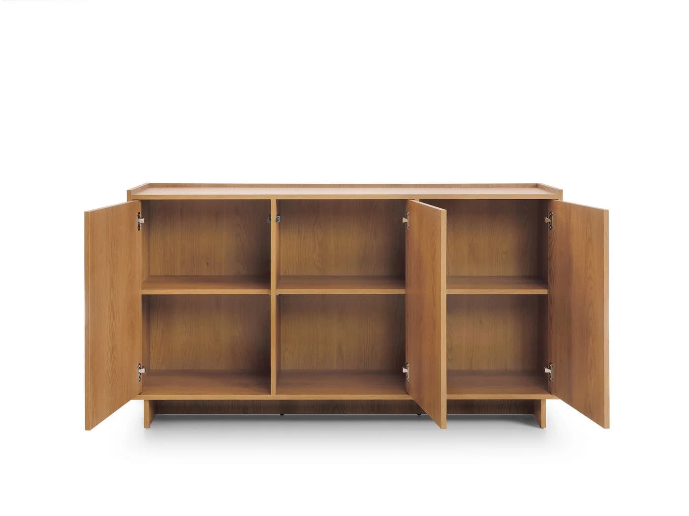 MOEBLO Kommode LILIE K147 Eiche Caramel 3-türig Japandi - Bild 5