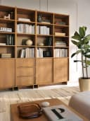 MOEBLO Bücherregal LILIE R98 Eiche Caramel Modern Bild 4