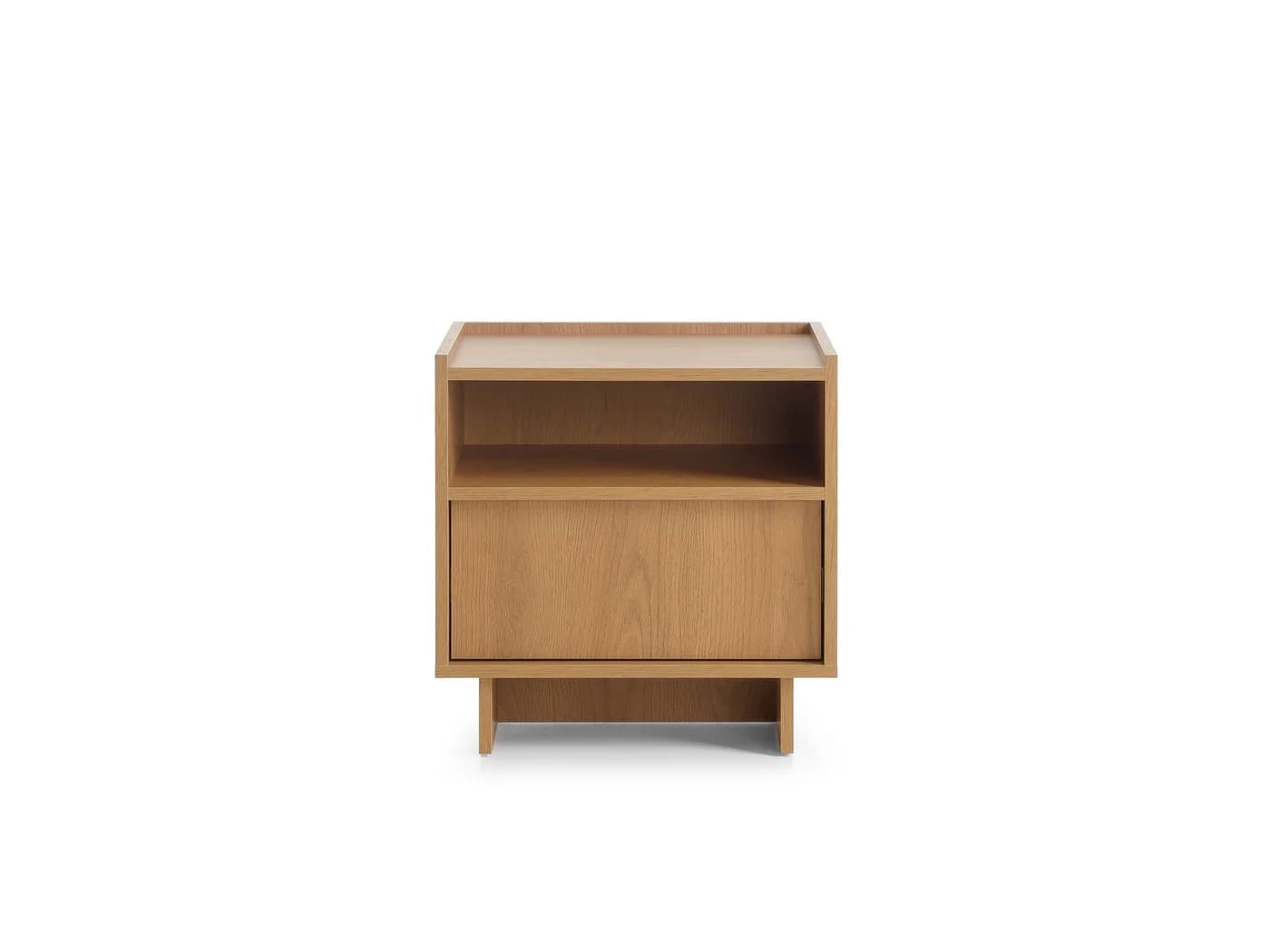 MOEBLO Nachttisch LILIE S50 Eiche Caramel Push-to-Open - Bild 4
