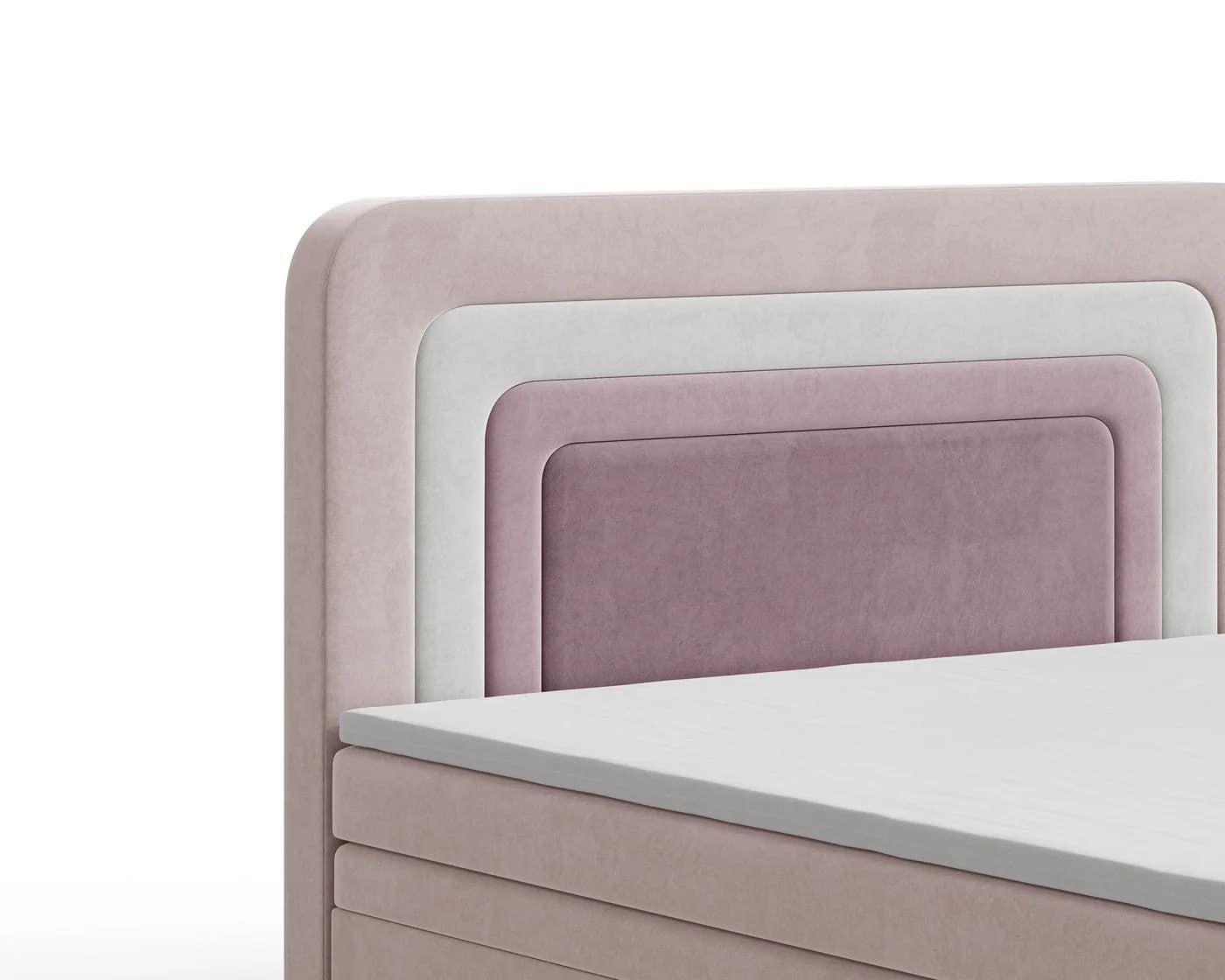 MOEBLO Boxbett NEST Rosa mit Bettkasten und Topper - Bild 5