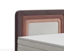 MOEBLO Boxbett NEST mit Bettkasten und gepolstertem Kopfteil Taupe Beige Bild 5