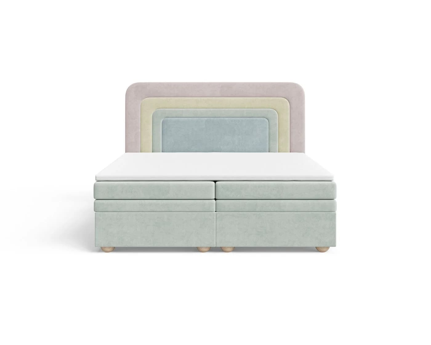 MOEBLO Boxbett NEST mit Bettkasten und gepolstertem Kopfteil - Bild 4