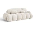 MOEBLO Schlafsofa STONE 3-Sitzer mit Schlaffunktion und Bettkasten Beige Bild 5