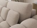 MOEBLO Schlafsofa ELVENTO 3-Sitzer Beige mit Schlaffunktion & Bettkasten Bild 5