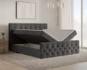 MOEBLO Boxspringbett 13 mit Bettkasten und Topper FLOW Chenille Bild 3