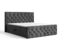 MOEBLO Boxspringbett 13 mit Bettkasten und Topper FLOW Chenille Bild 4