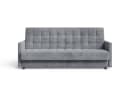 MOEBLO Schlafsofa TINA 3-Sitzer mit Bettkasten Grau Bild 5