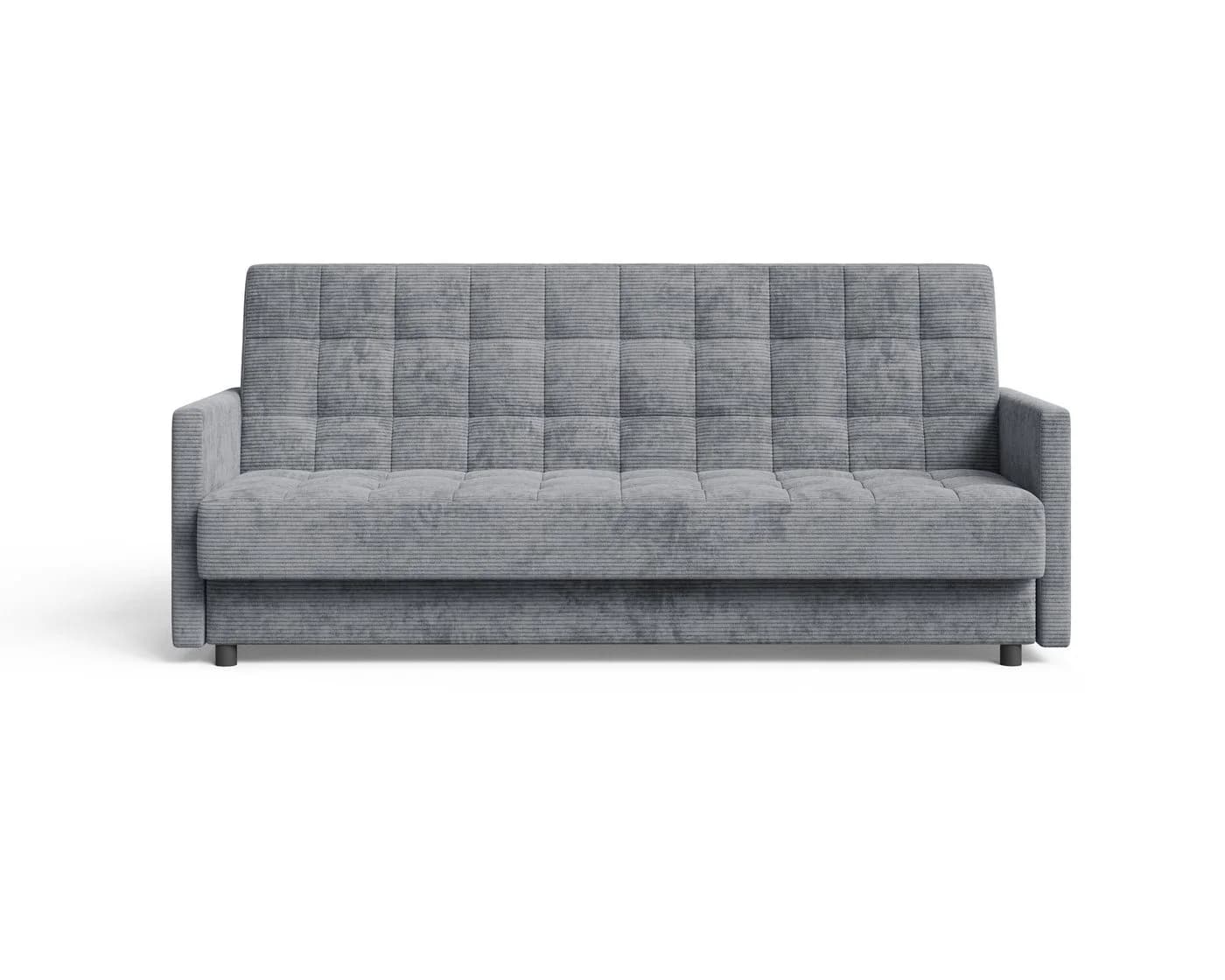 MOEBLO Schlafsofa TINA 3-Sitzer mit Bettkasten Grau - Bild 5