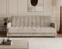 MOEBLO Schlafsofa TINA 3-Sitzer mit Bettkasten Beige Bild 1