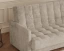 MOEBLO Schlafsofa TINA 3-Sitzer mit Bettkasten Beige Bild 3