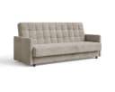 MOEBLO Schlafsofa TINA 3-Sitzer mit Bettkasten Beige Bild 4
