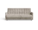 MOEBLO Schlafsofa TINA 3-Sitzer mit Bettkasten Beige Bild 5