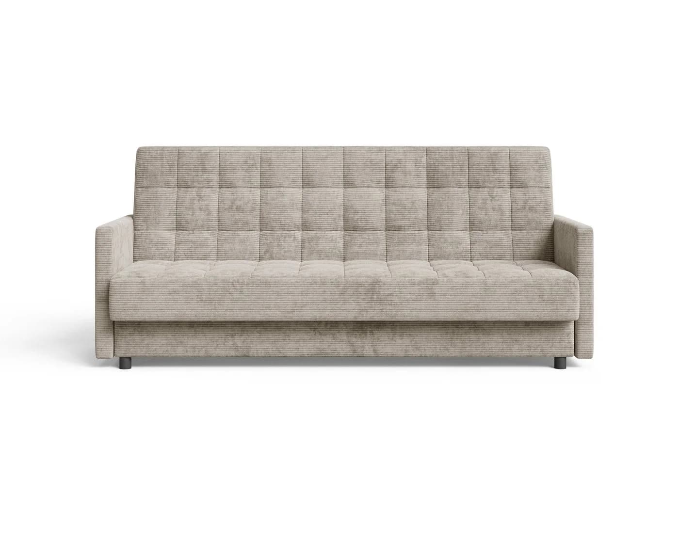 MOEBLO Schlafsofa TINA 3-Sitzer mit Bettkasten Beige - Bild 5