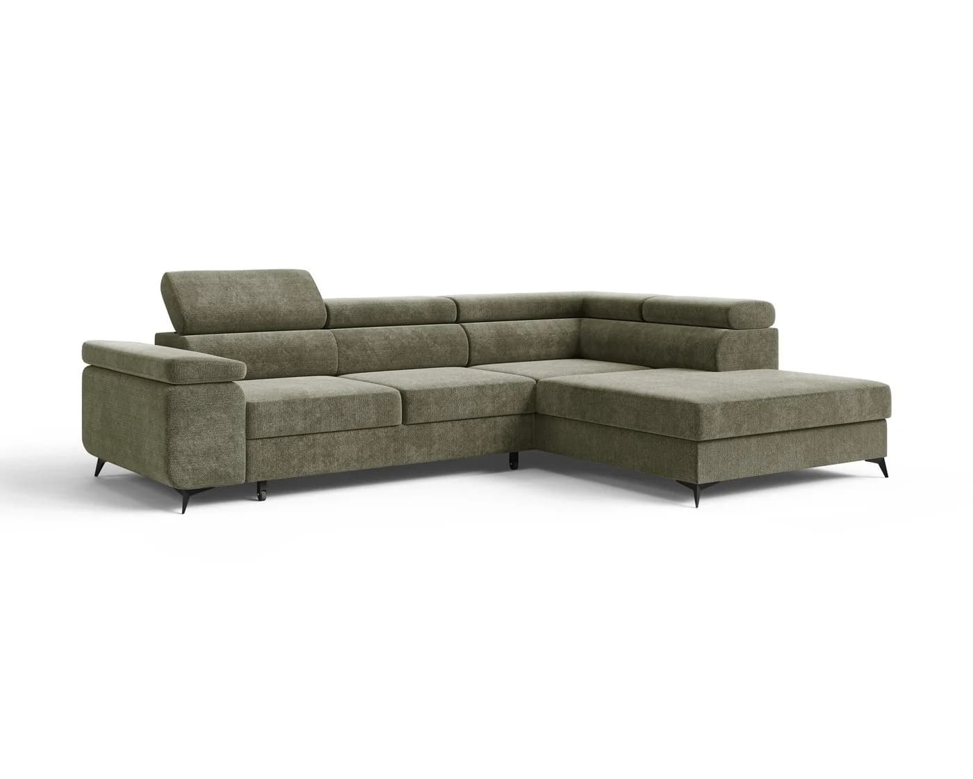 MOEBLO Ecksofa OSTIN 290 cm mit Schlaffunktion und Bettkasten - Bild 4