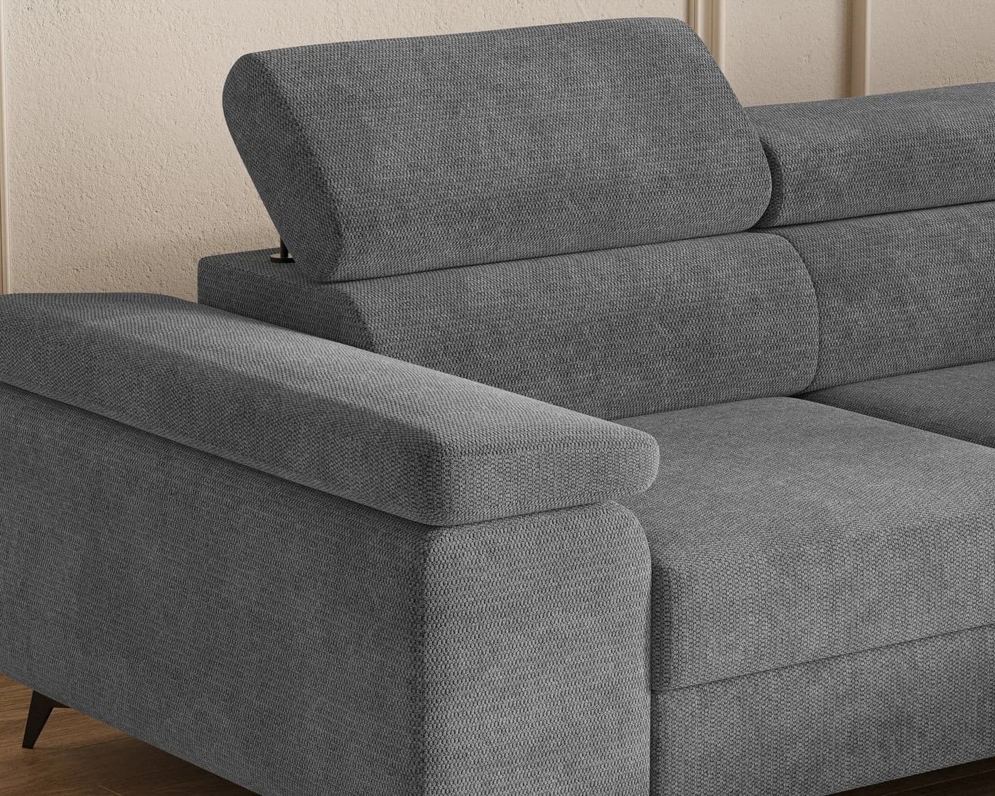 MOEBLO Ecksofa OSTIN mit Schlaffunktion und Bettkasten - Bild 3