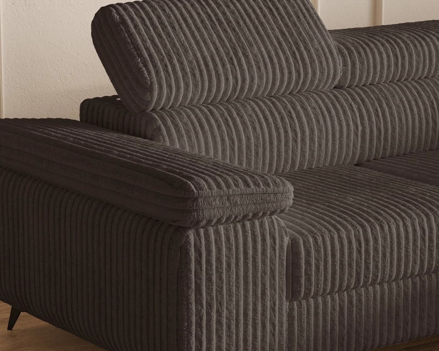 MOEBLO Ecksofa OSTIN 290 cm mit Schlaffunktion und Bettkasten - Bild 3