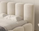MOEBLO Polsterbett BUBBLE Beige mit Bettkasten und Lattenrost Bild 3