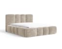 MOEBLO Polsterbett 26 Wolke Beige mit Bettkasten und Lattenrost Bild 5