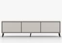 MOEBLO TV-Board VELMIRA 180 cm Kaschmir Schwarz Push-to-open Bild 5