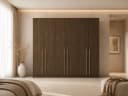 MOEBLO Drehtürenschrank Glamy 6D Braun Moderner Kleiderschrank Bild 2